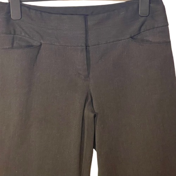 Express Design Studio Editor Black Trouser Low Rise Flared Leg Boot Cut Size 4 - Picture 6 of 9